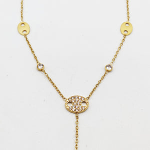 Collier Graines de Café Plates Descendant