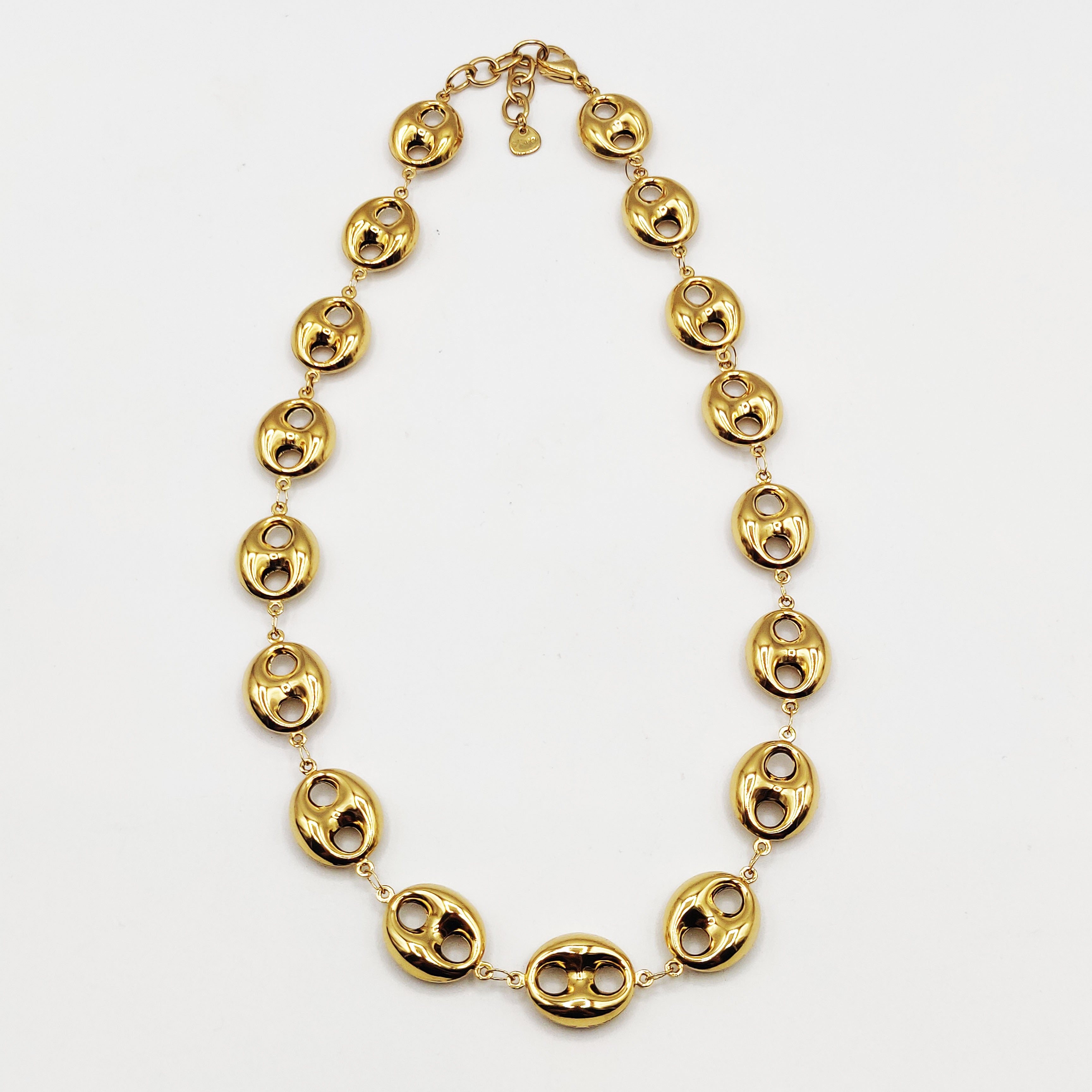 Collier Bibelots Grandes Graînes de Café Luxe