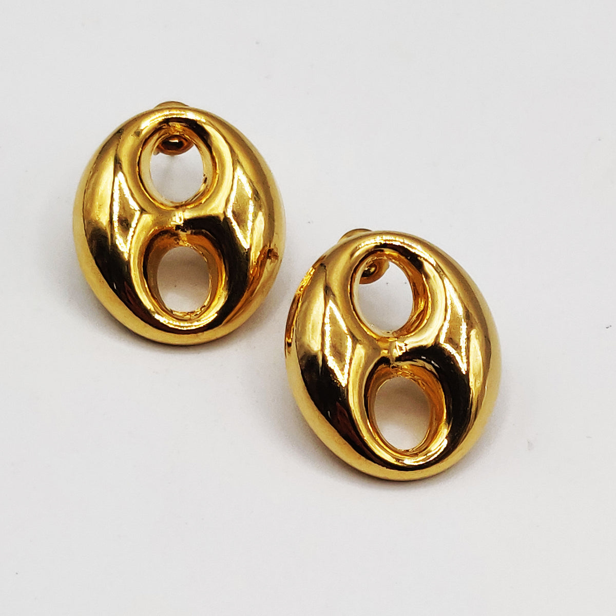 Boucles d'oreilles Grandes Graînes de Café Luxe