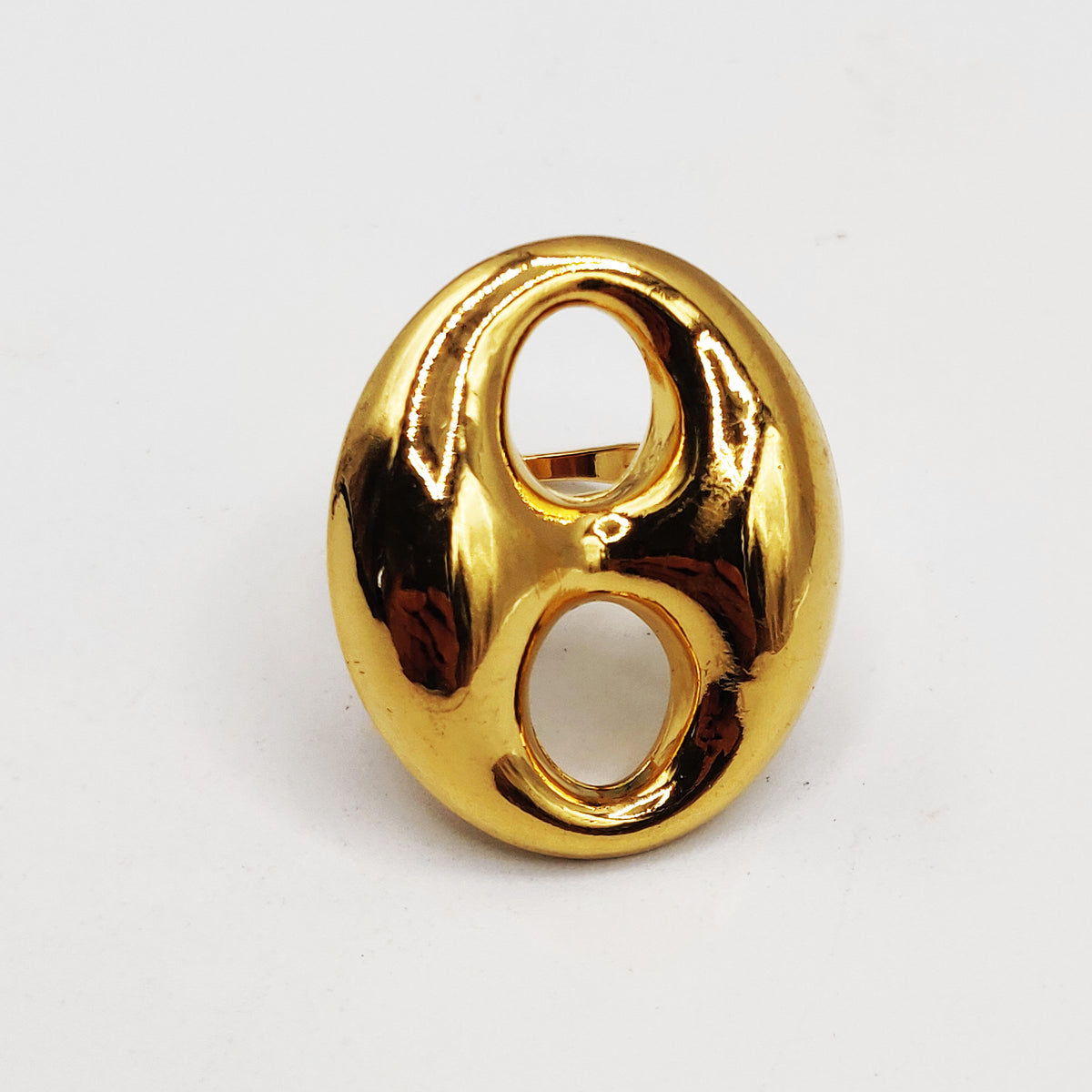Bague Grandes Graînes de Café Luxe