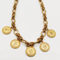 Collier Maille Royale Pendentifs Louise Coq Soleil Luxe