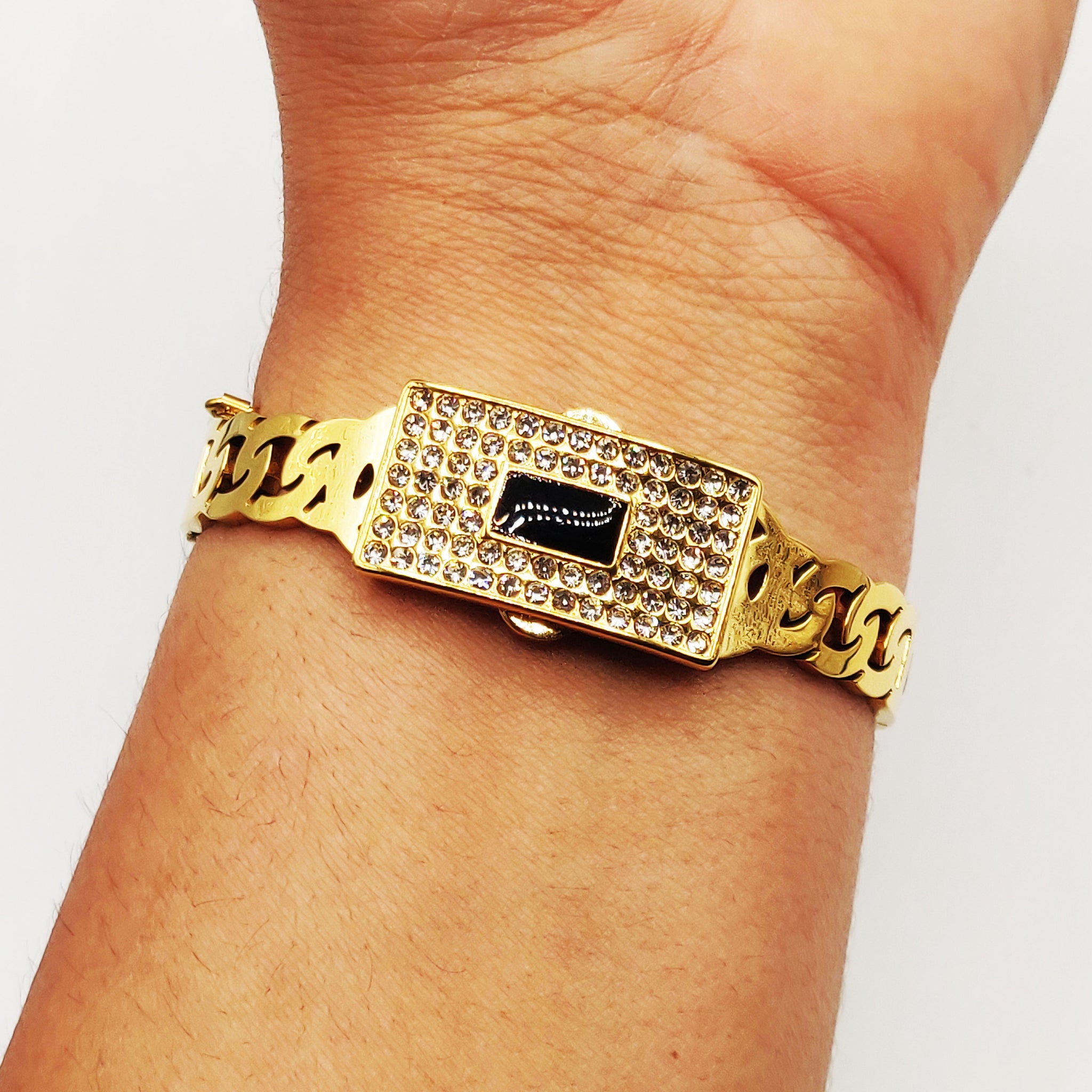 Bracelet Rigide Monte Carlo Bombé Luxe