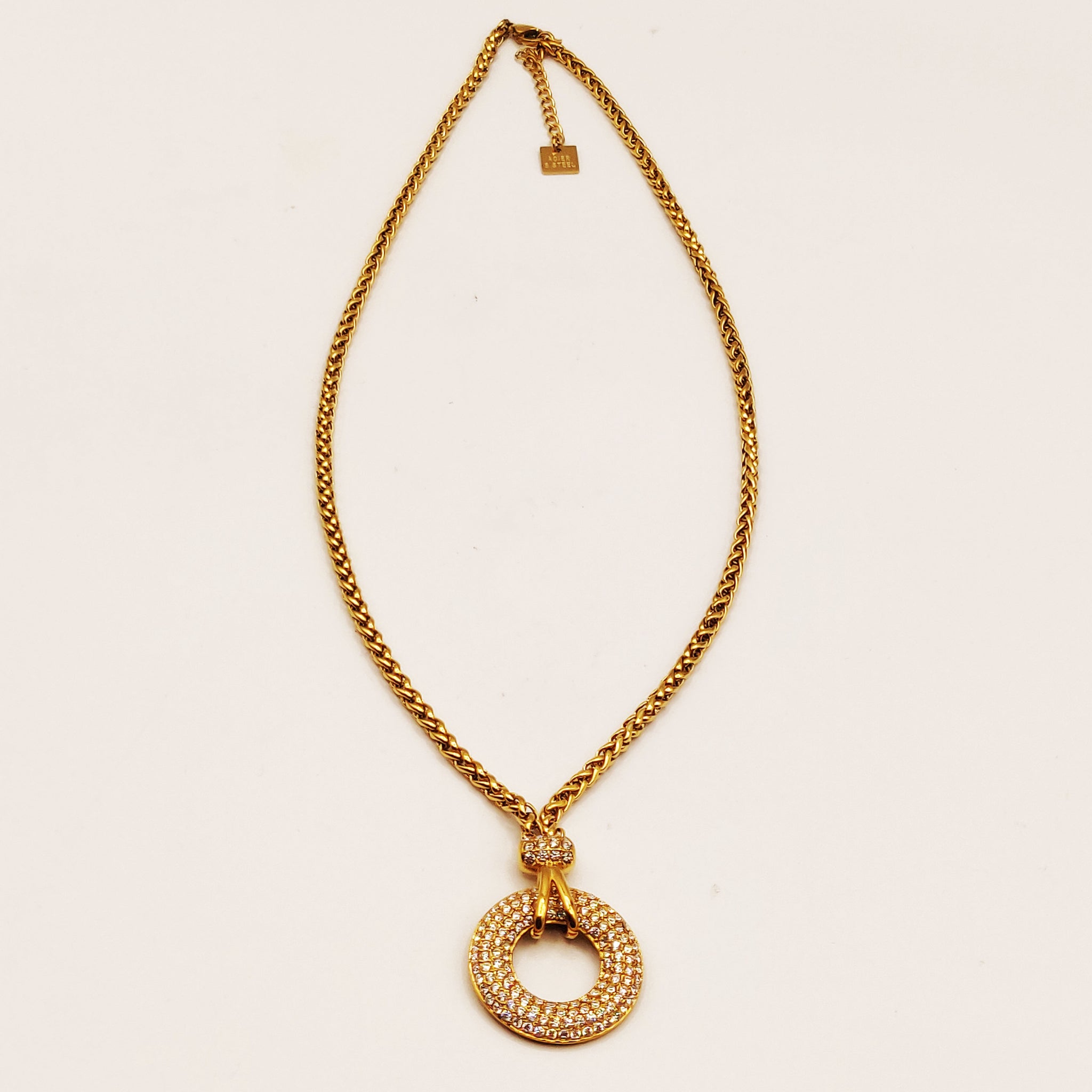 Collier Torsade Cercle Full Cristaux Luxe