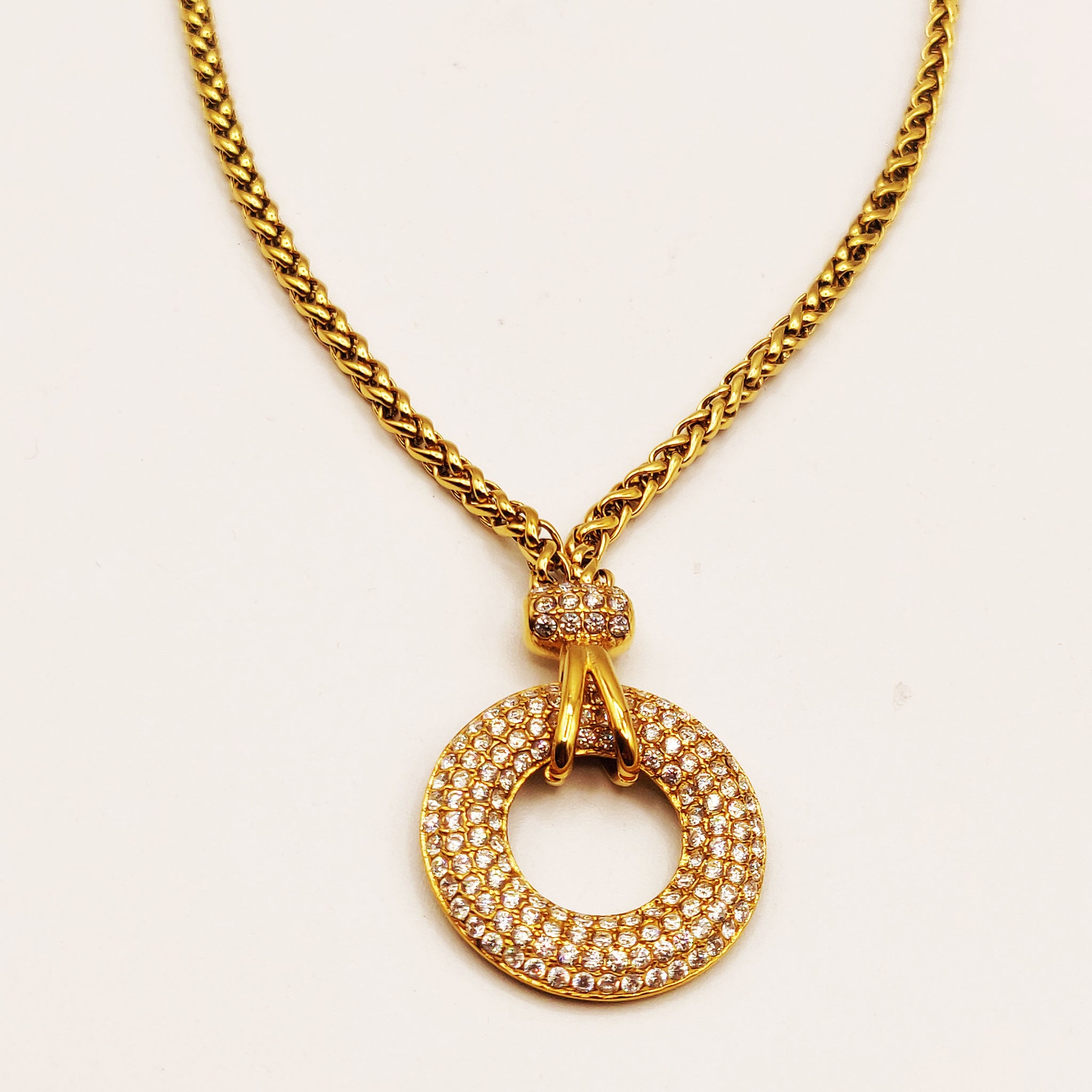 Collier Torsade Cercle Full Cristaux Luxe