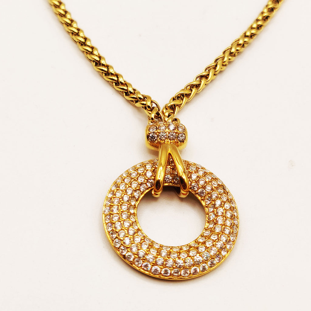 Collier Torsade Cercle Full Cristaux Luxe