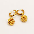 Boucles d'oreilles Multi Fleurs Bombées Luxe