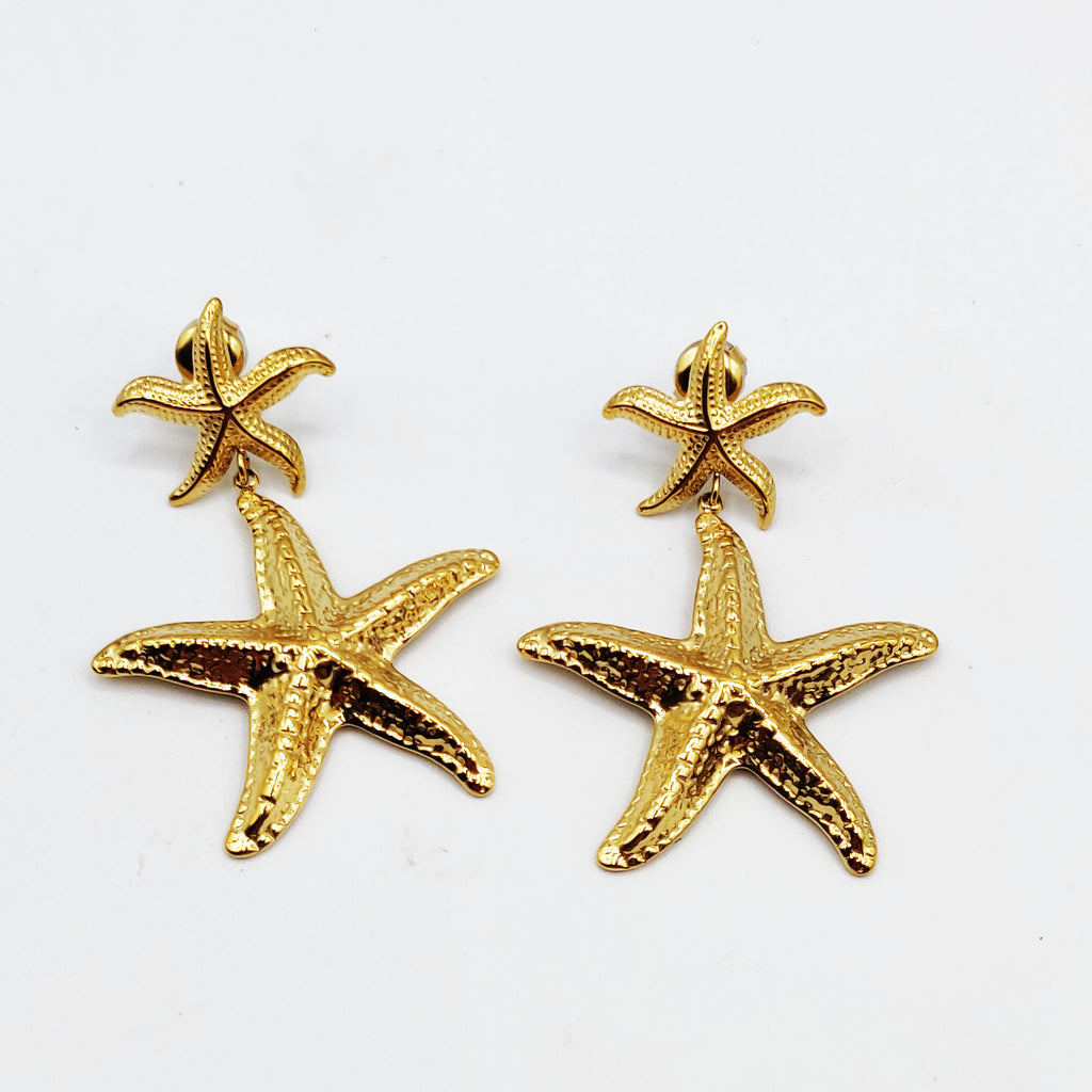 Boucles d'oreilles Chaîne Bibelots Plage Luxe