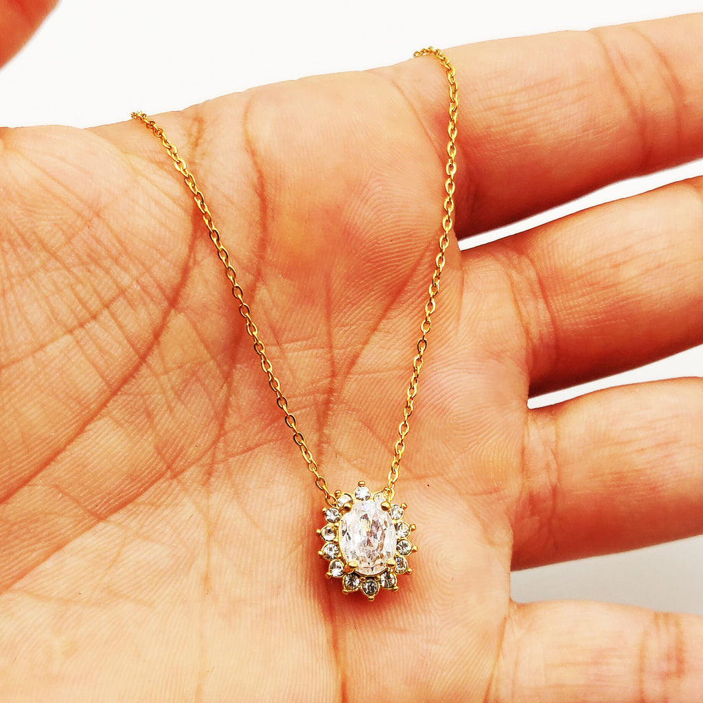 Collier Soleil Tour Cristaux