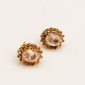 Boucles d'oreilles Soleil Tour Cristaux
