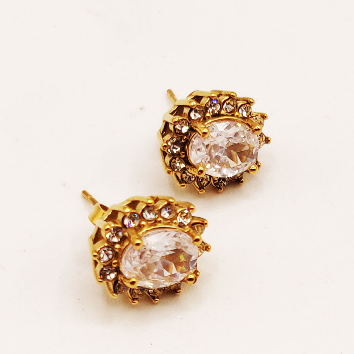 Boucles d'oreilles Soleil Tour Cristaux