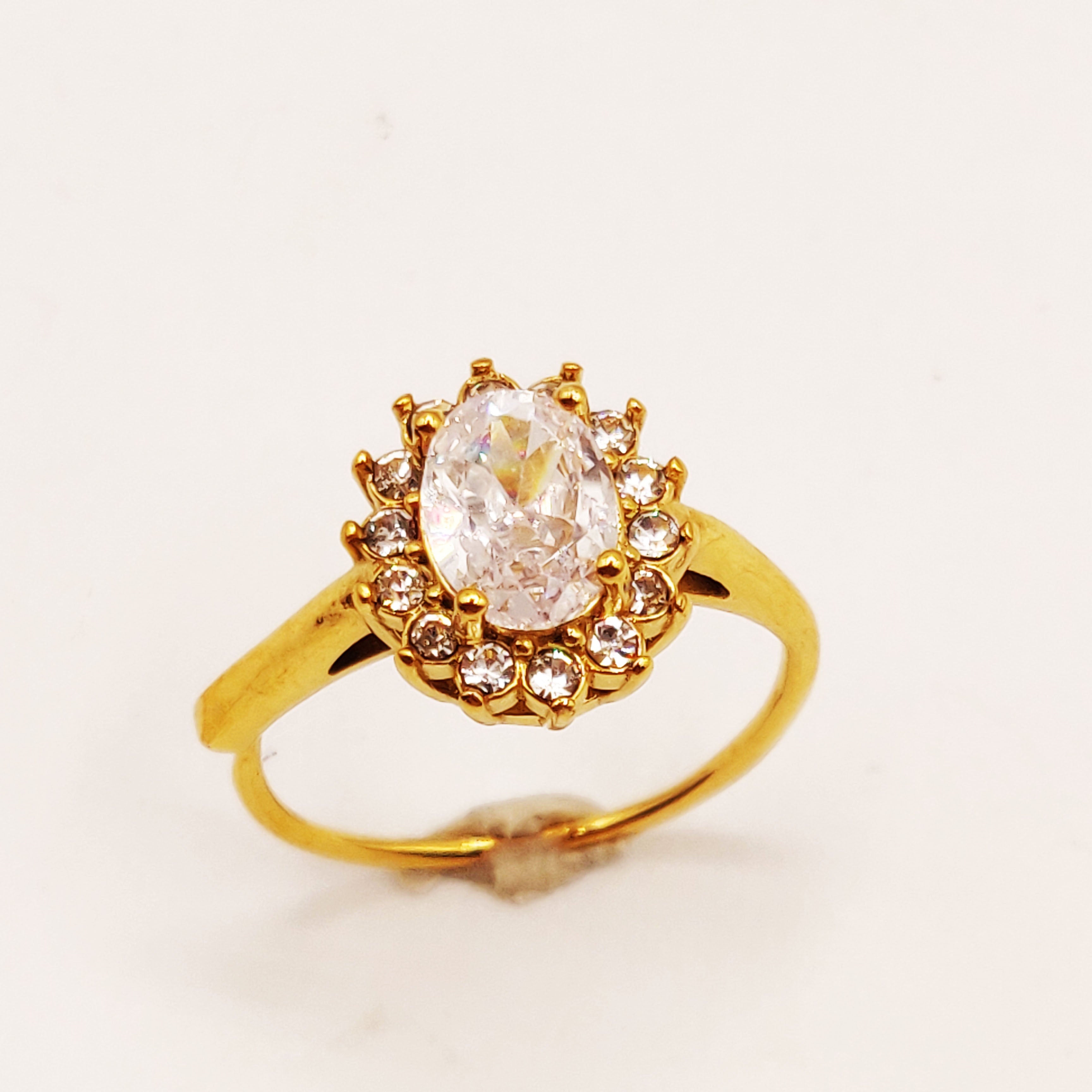 Bague Soleil Tour Cristaux