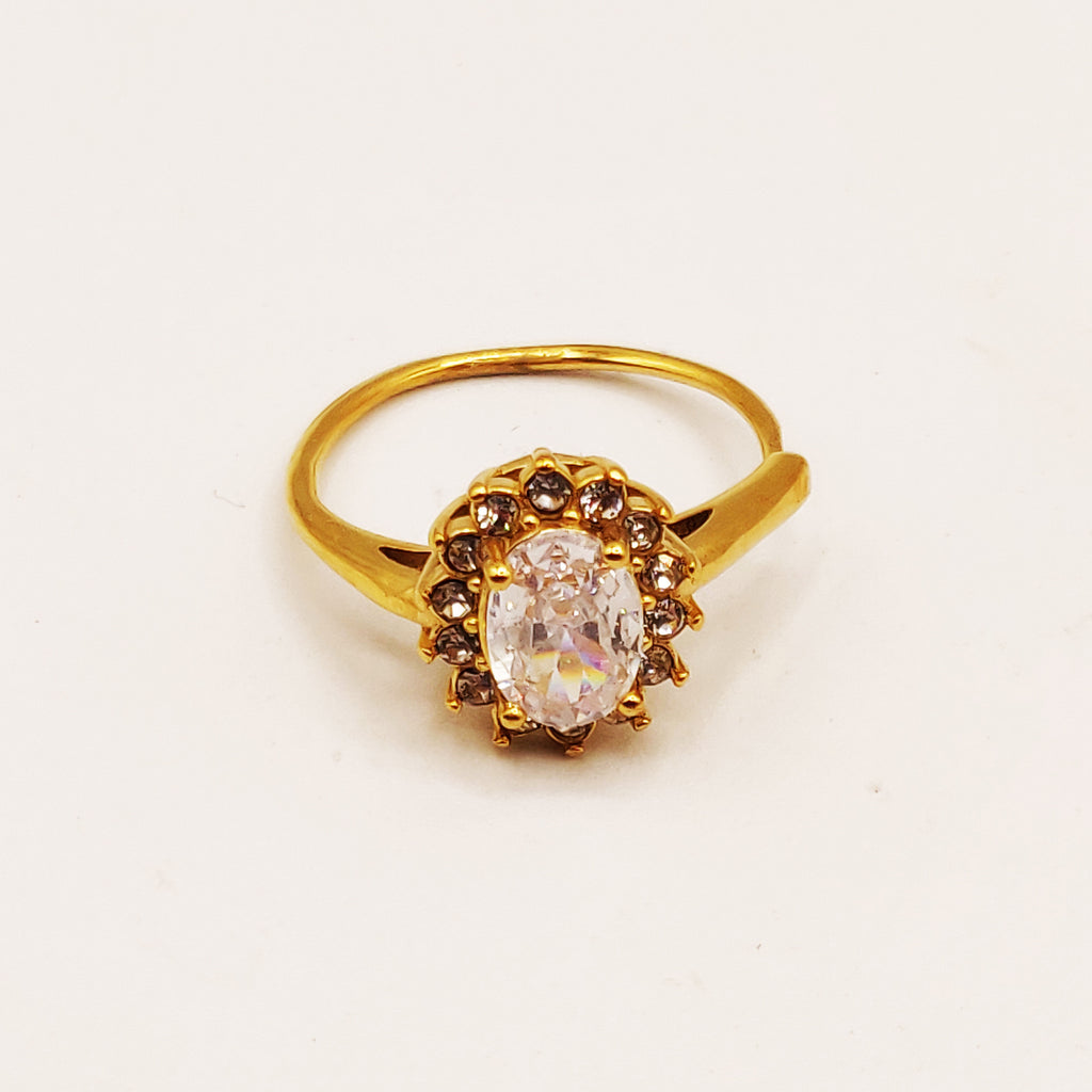 Bague Soleil Tour Cristaux