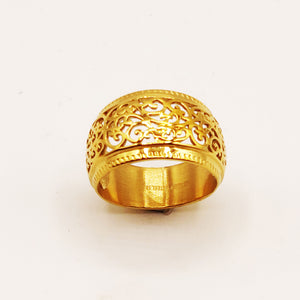 Bague Deblij Motifs Orientaux Bombé Luxe