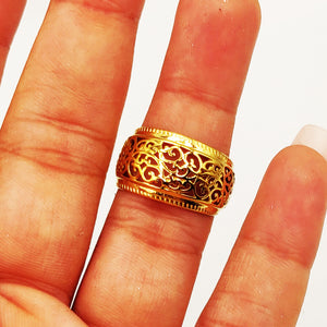 Bague Deblij Motifs Orientaux Bombé Luxe