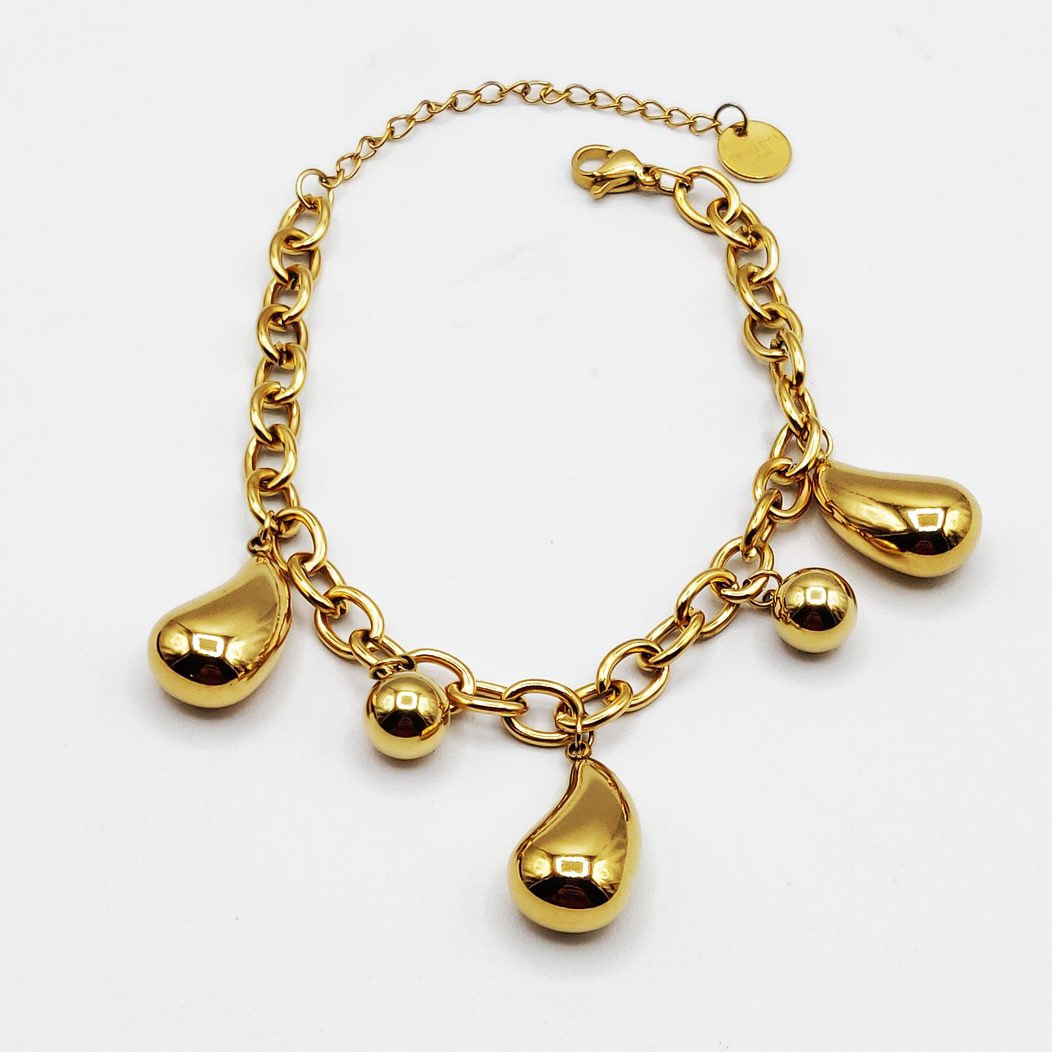 Bracelet Chaîne Bibelots Gouttes Luxe
