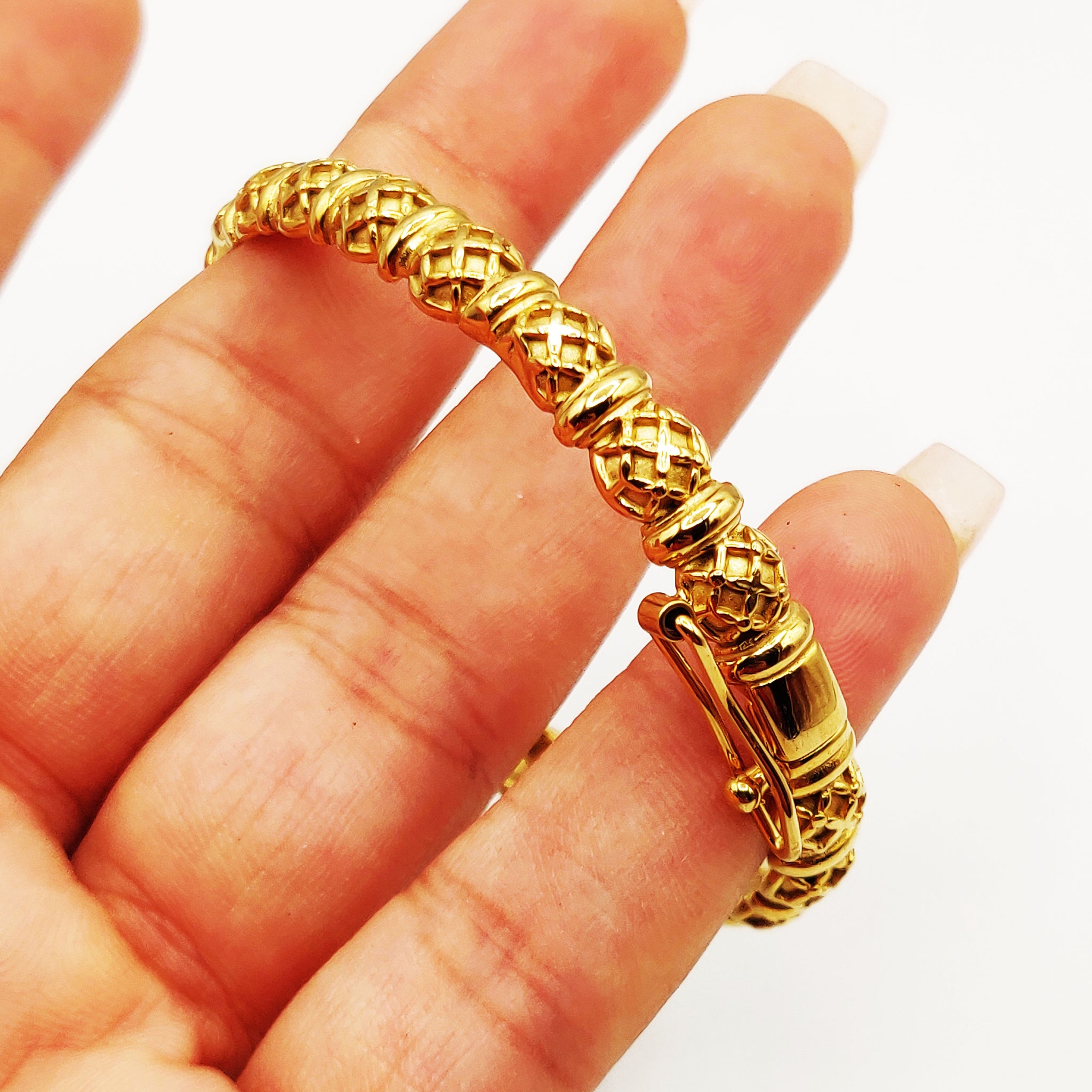 Bracelet Rigide Multi Boules Orientales Luxe