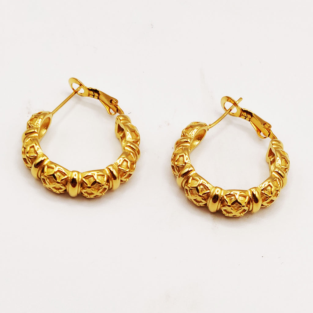 Boucles d'oreilles Multi Boules Orientales Luxe