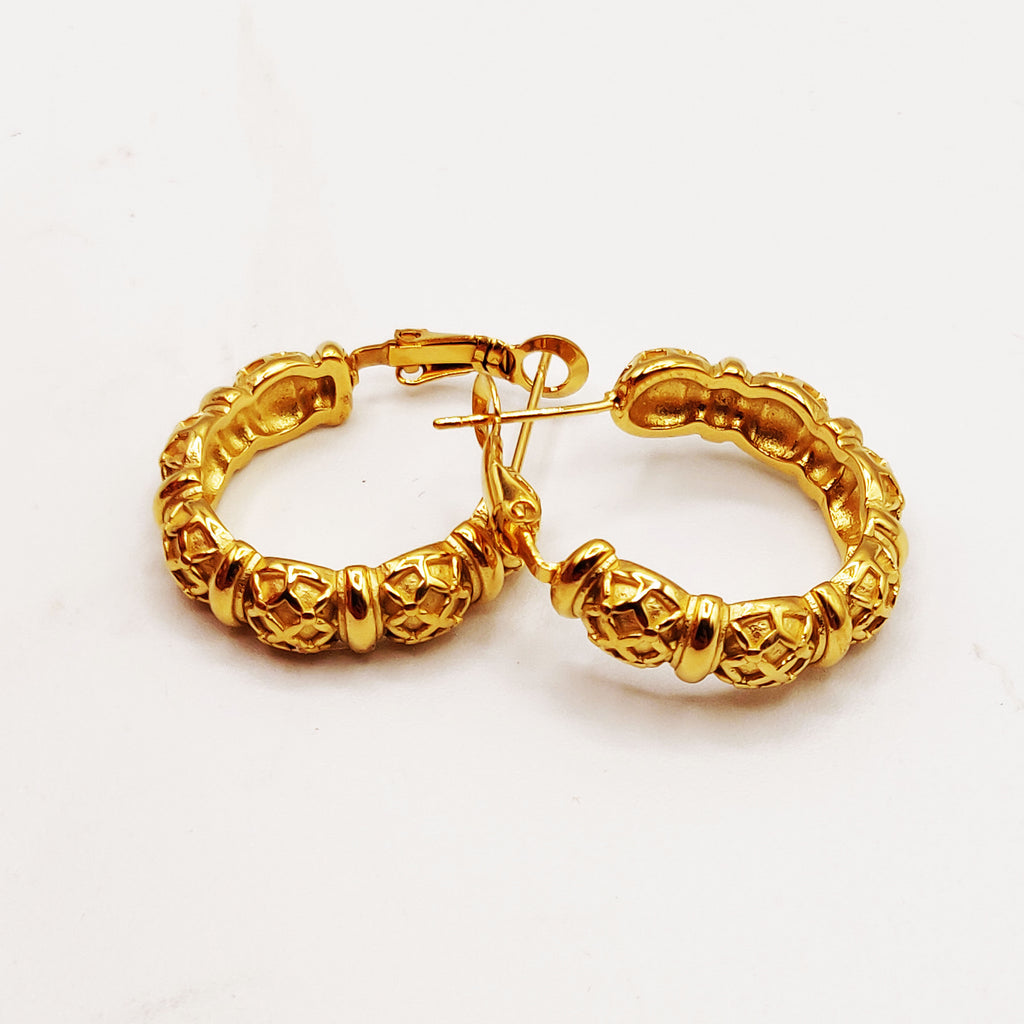 Boucles d'oreilles Multi Boules Orientales Luxe