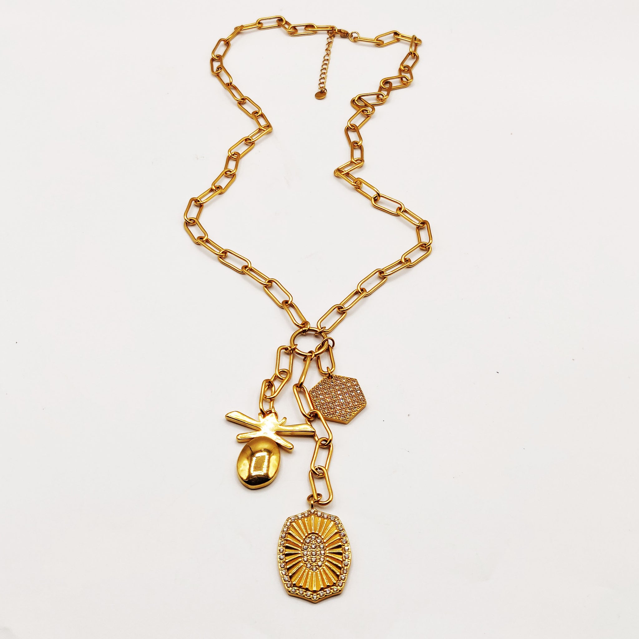 Collier / Sautoir Chaîne Pendentifs Premium Luxe