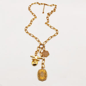 Collier / Sautoir Chaîne Pendentifs Premium Luxe