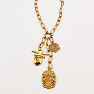 Collier / Sautoir Chaîne Pendentifs Premium Luxe