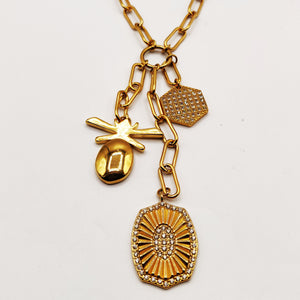 Collier / Sautoir Chaîne Pendentifs Premium Luxe