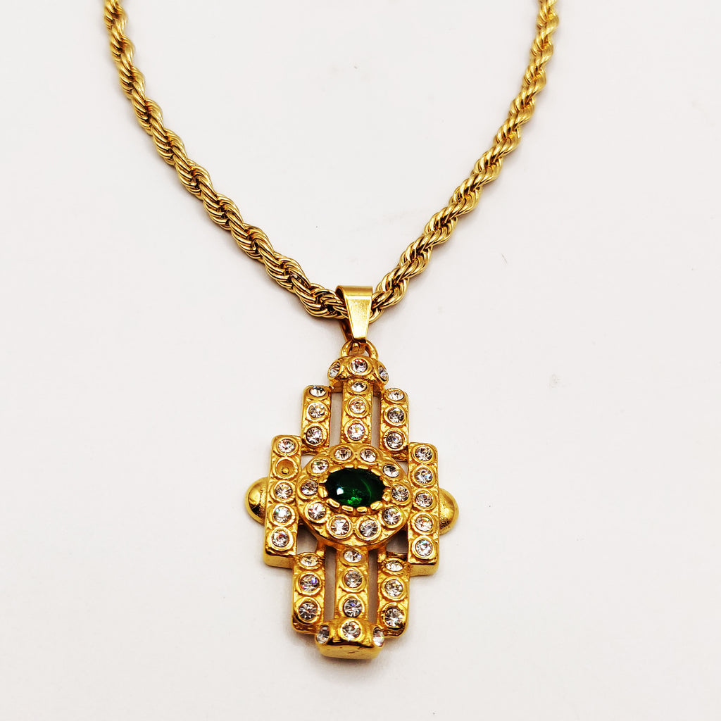 Collier Beldi Pierre Verte Luxe