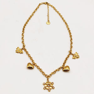 Collier Bibelots Flocon de Neige Cristaux Luxe