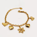 Bracelet Bibelots Flocon de Neige Cristaux Luxe