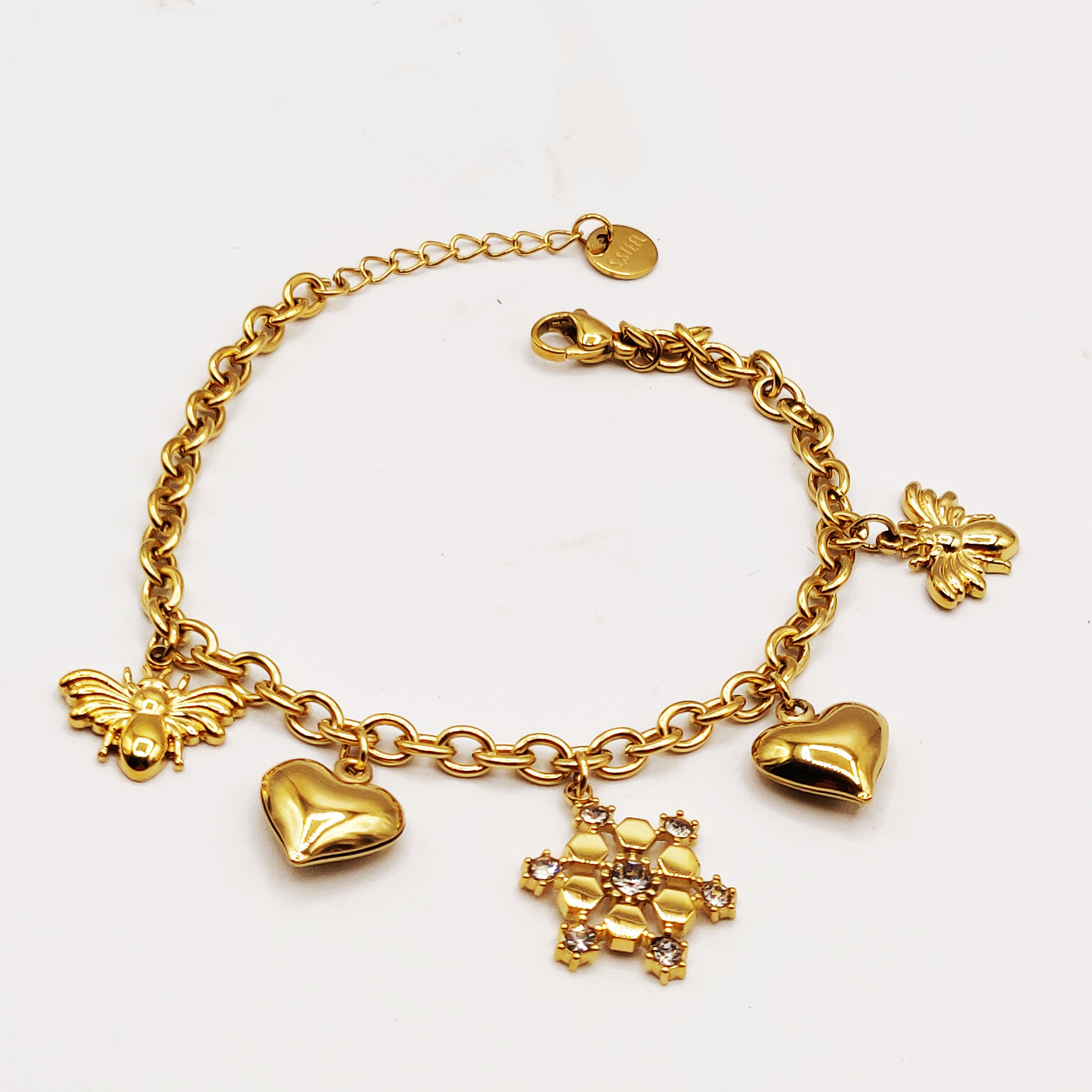 Bracelet Bibelots Flocon de Neige Cristaux Luxe