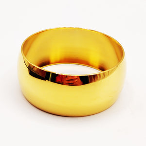 Bracelet Rigide Large Bombé Luxe