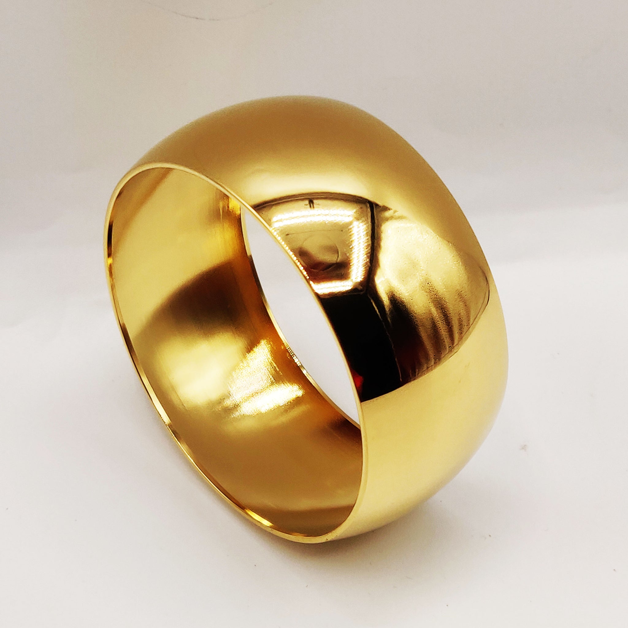 Bracelet Rigide Large Bombé Luxe