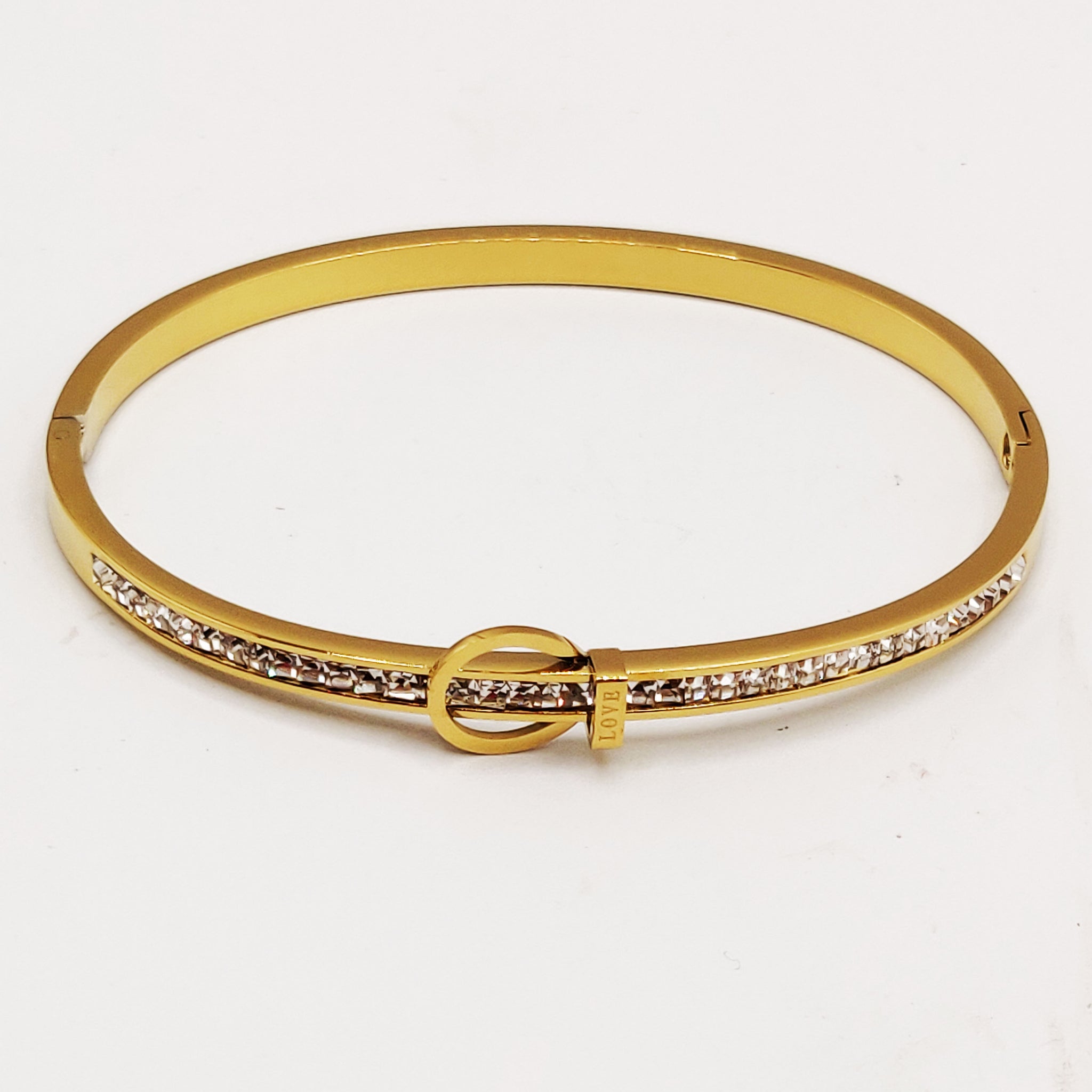 Bracelet Rigide Oméga Love Ligne Cristaux