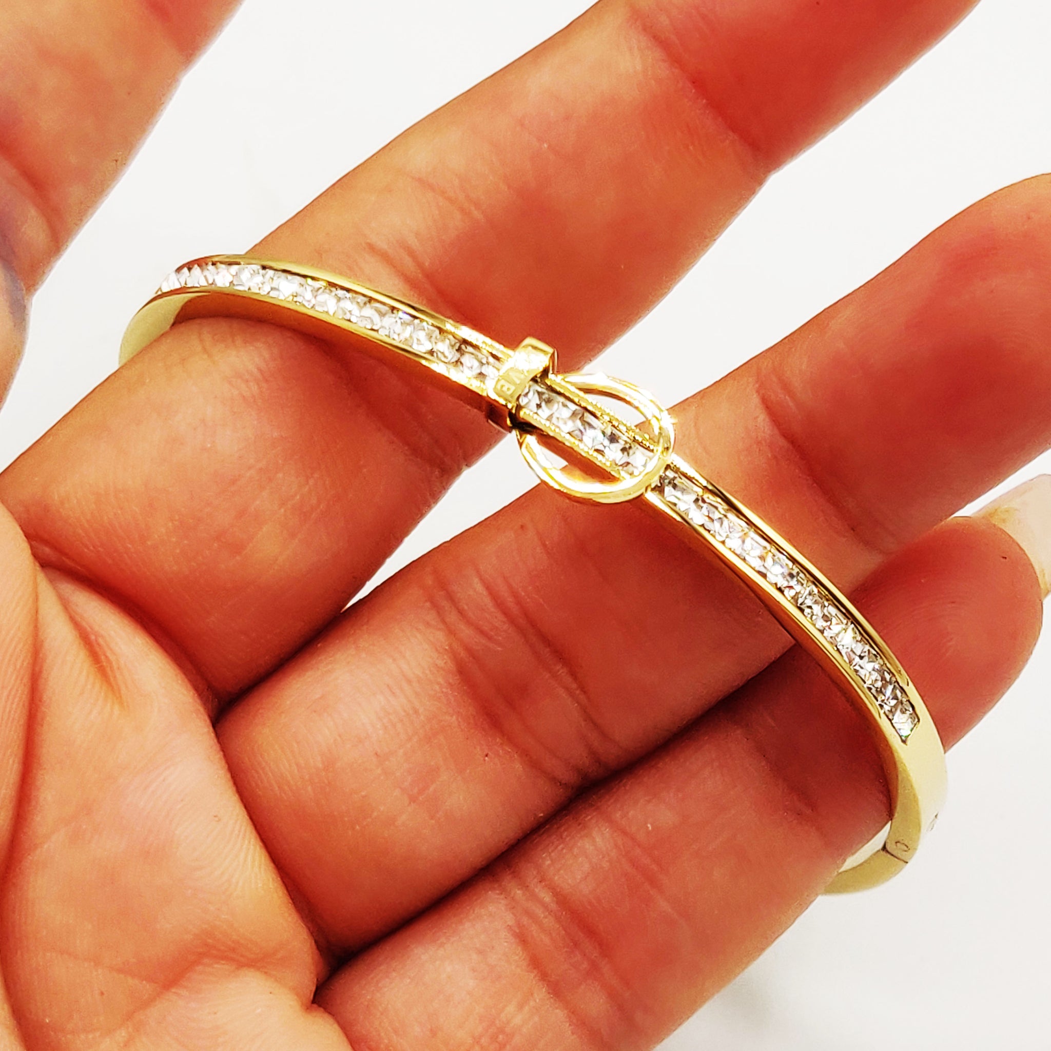 Bracelet Rigide Oméga Love Ligne Cristaux