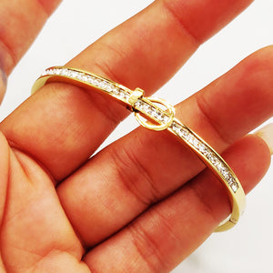 Bracelet Rigide Oméga Love Ligne Cristaux