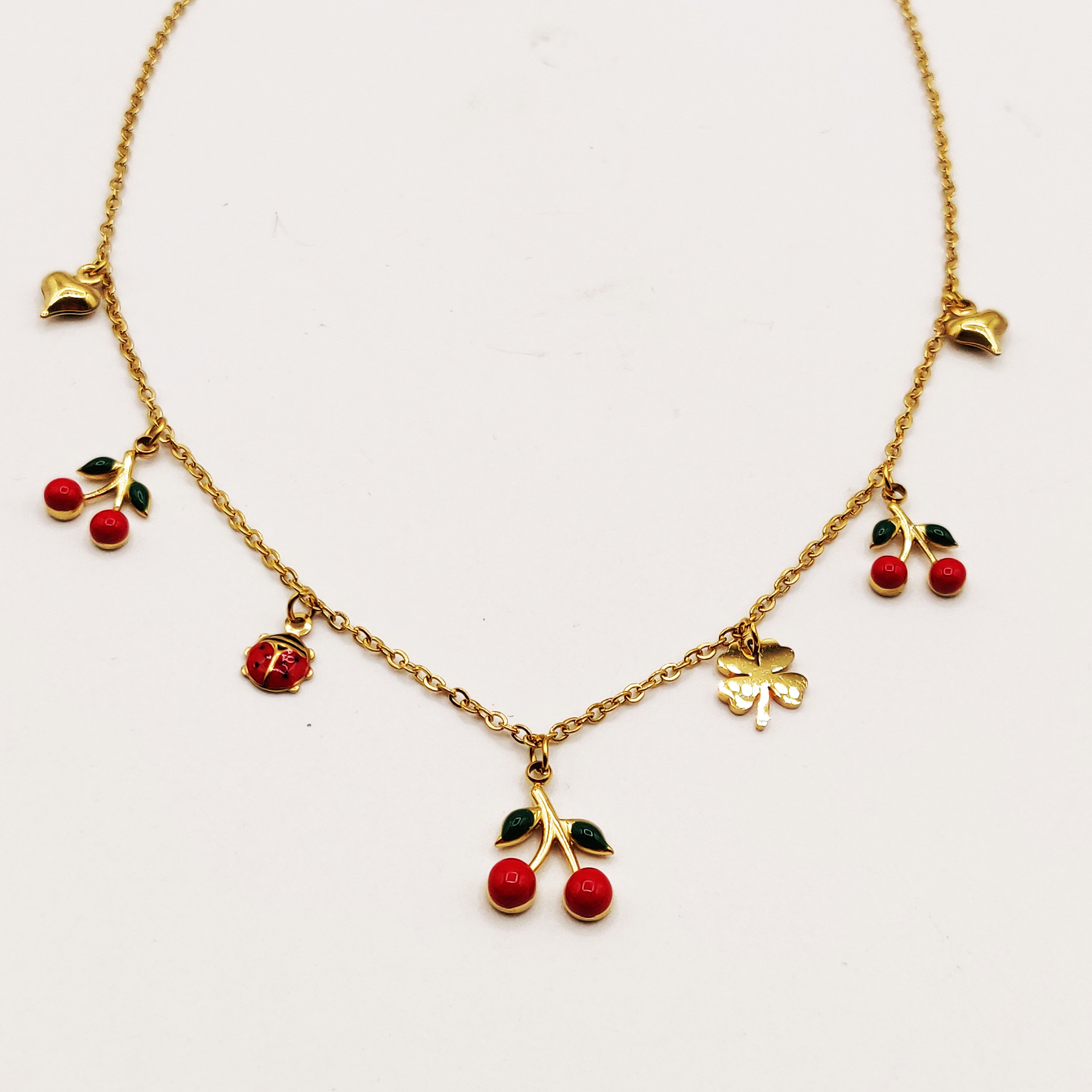 Collier Bibelots Cerises Luxe