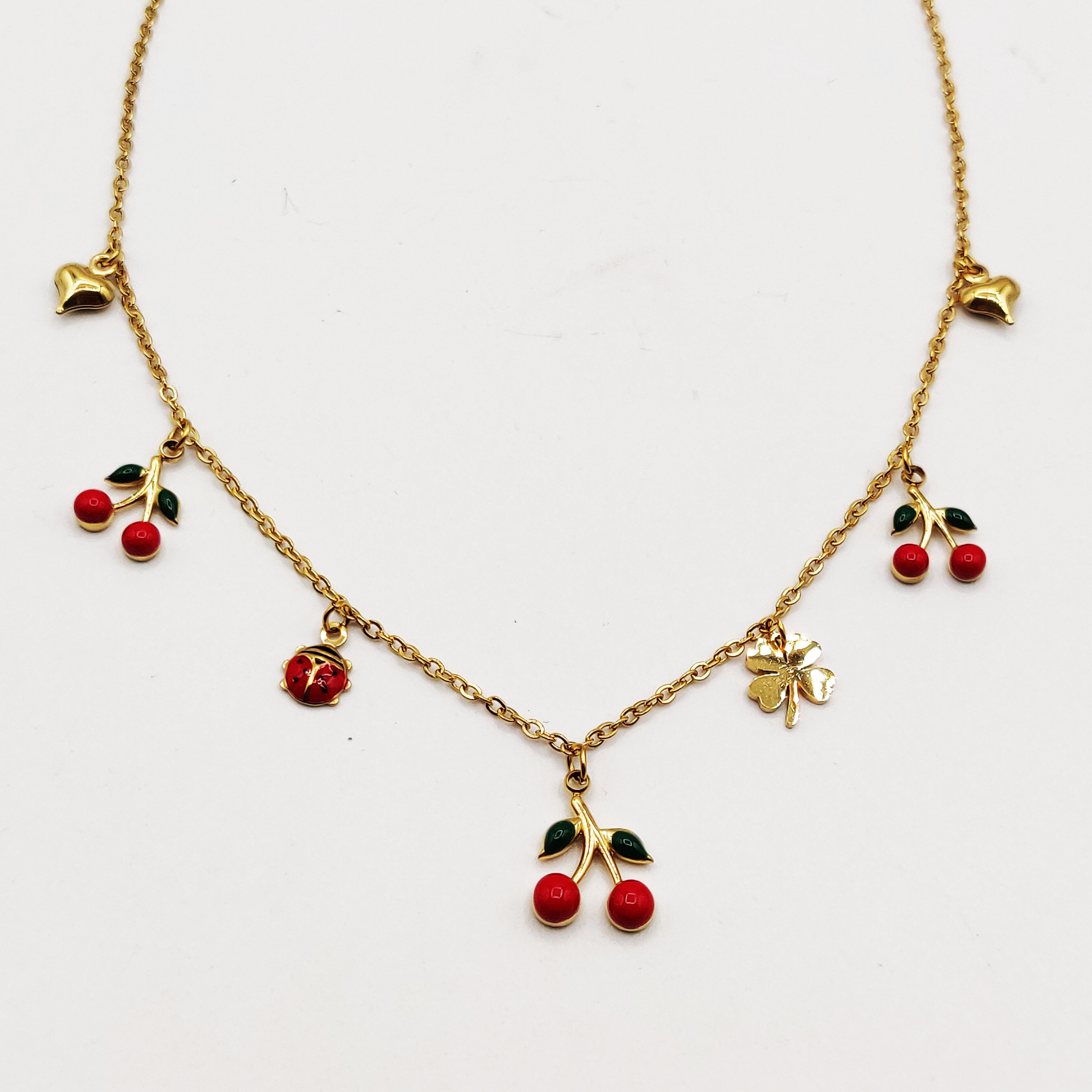 Collier Bibelots Cerises Luxe