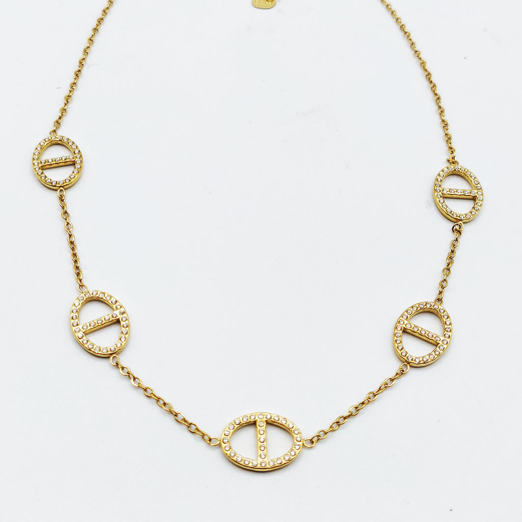 Collier Multi ᗡD Luxe Cristaux