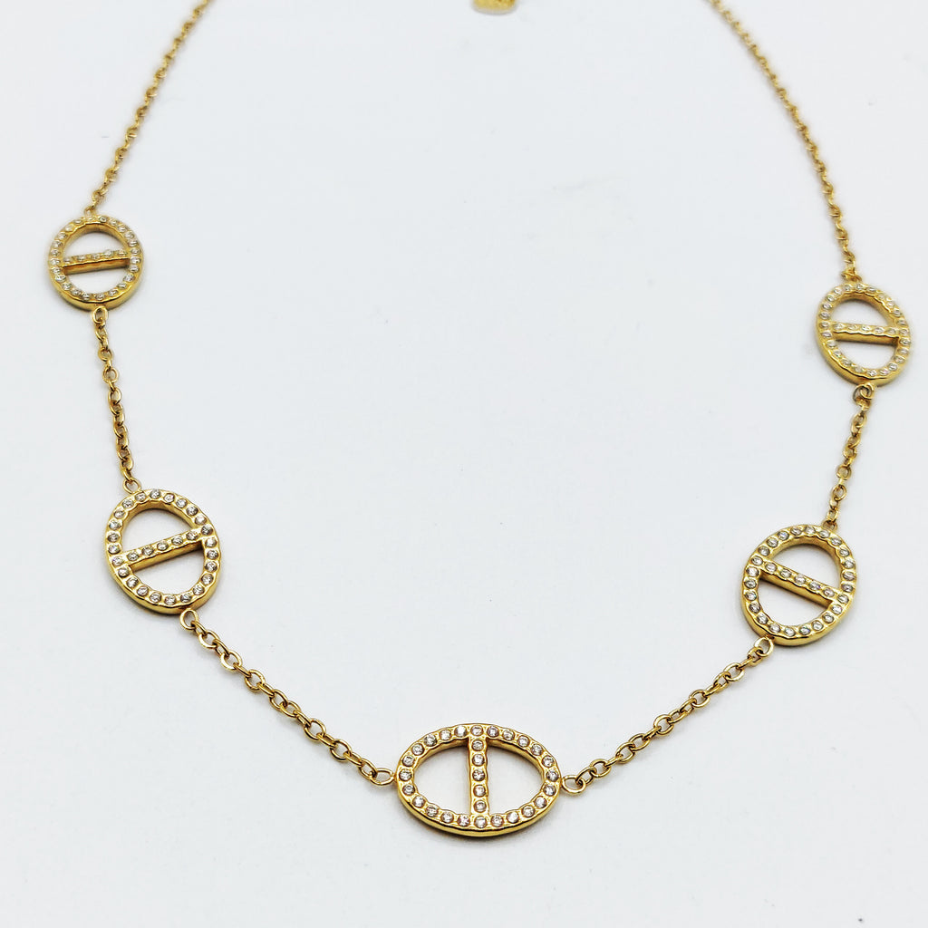 Collier Multi ᗡD Luxe Cristaux