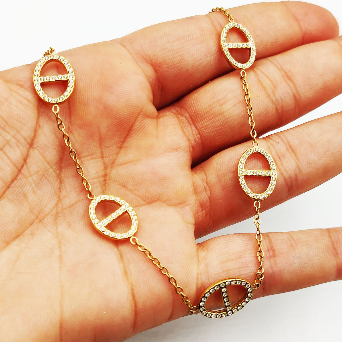 Collier Multi ᗡD Luxe Cristaux