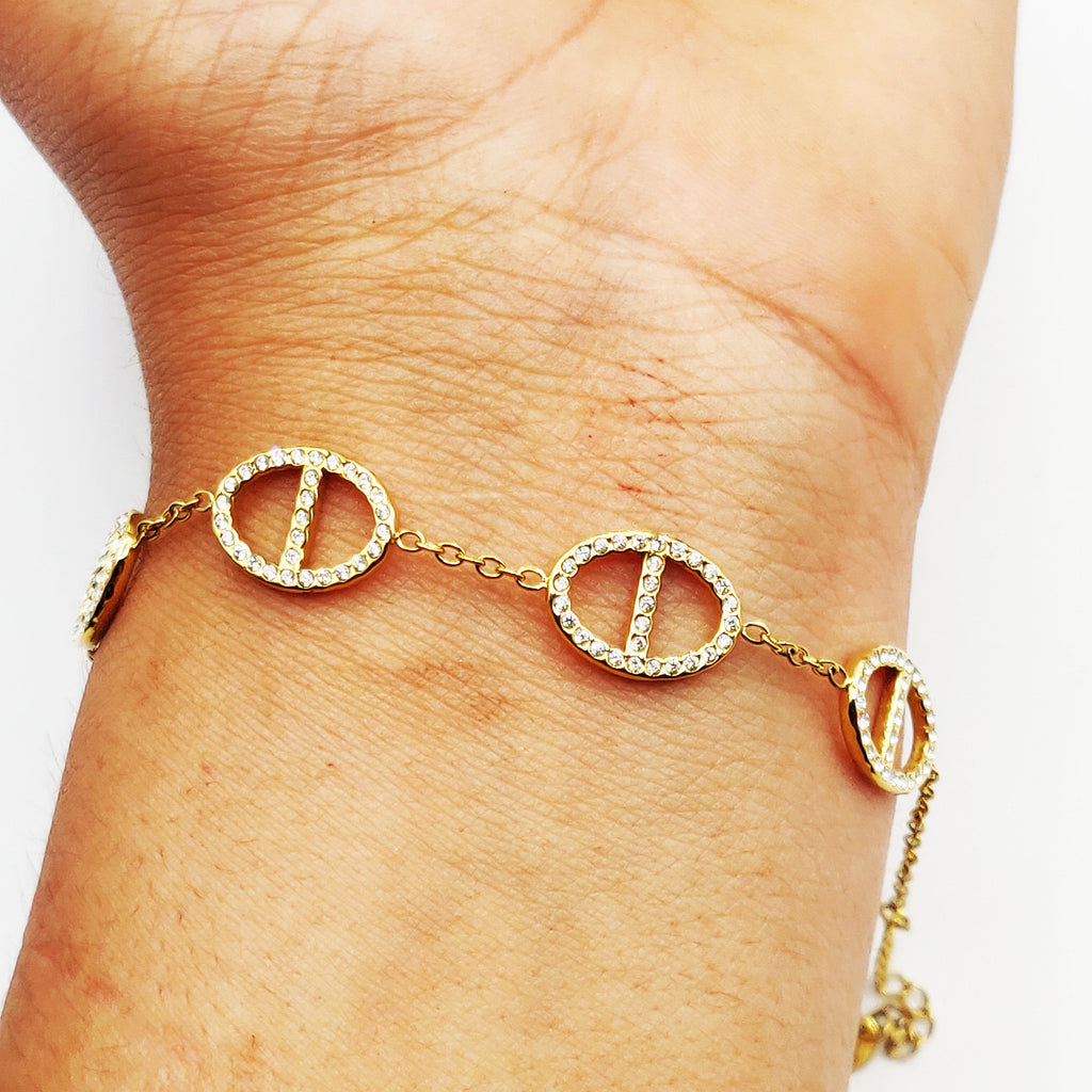 Bracelet Multi ᗡD Luxe Cristaux