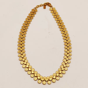 Collier Double Lignes Multi Fleurs Luxe