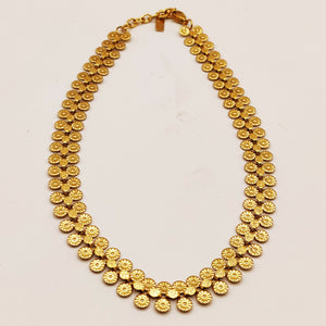 Collier Double Lignes Multi Fleurs Luxe