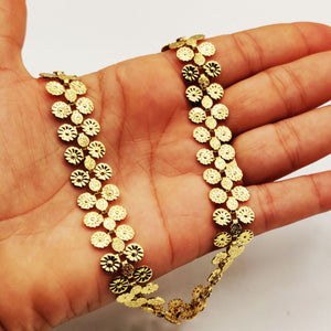 Collier Double Lignes Multi Fleurs Luxe