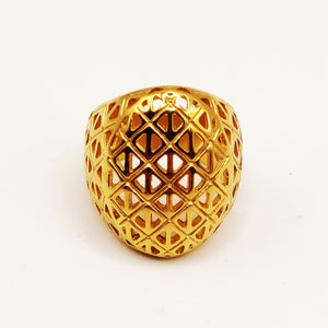 Bague Motifs Losanges Orientaux Luxe