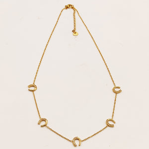 Collier Porte Bonheur Cristaux