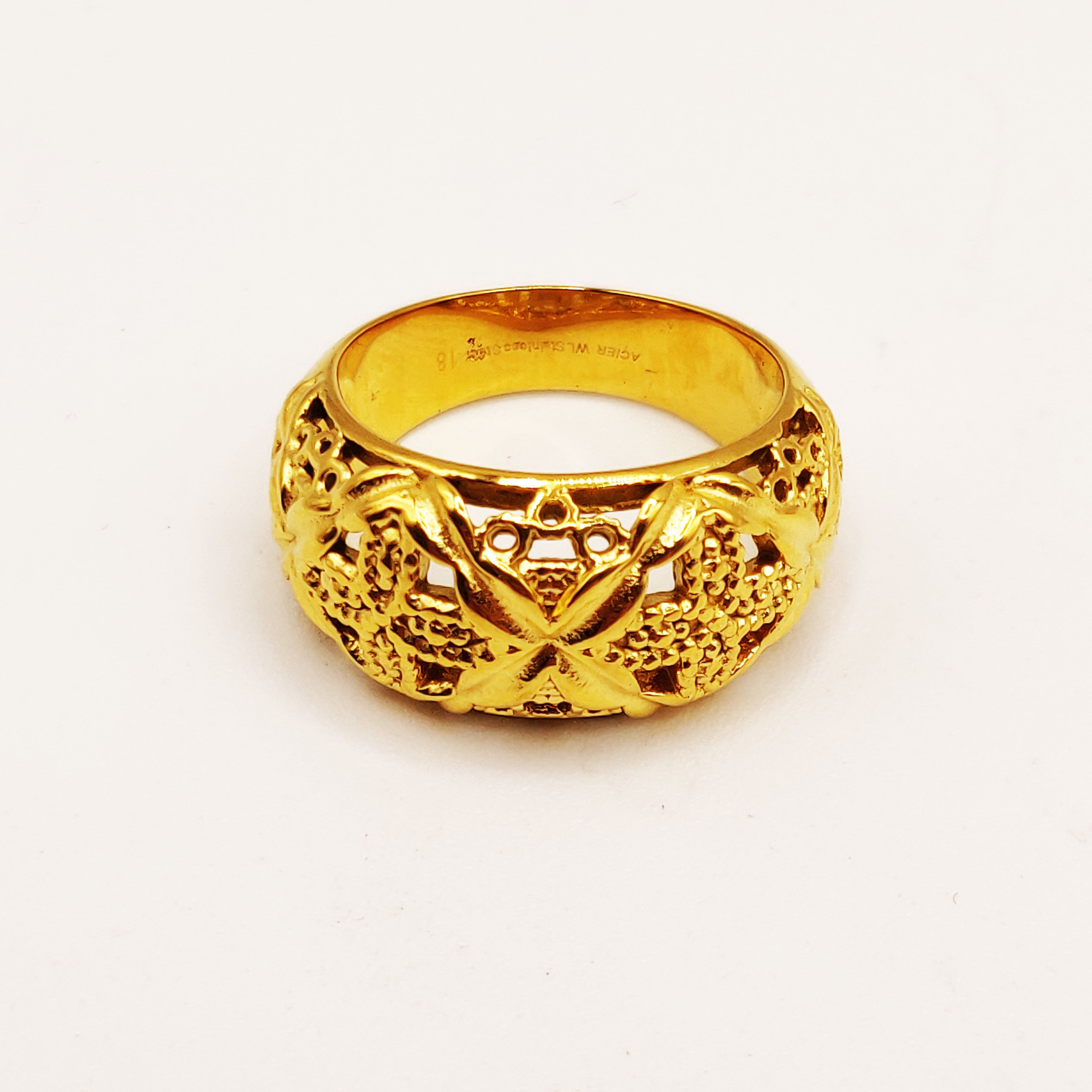 Bague Motifs Trèfles orientaux Luxe