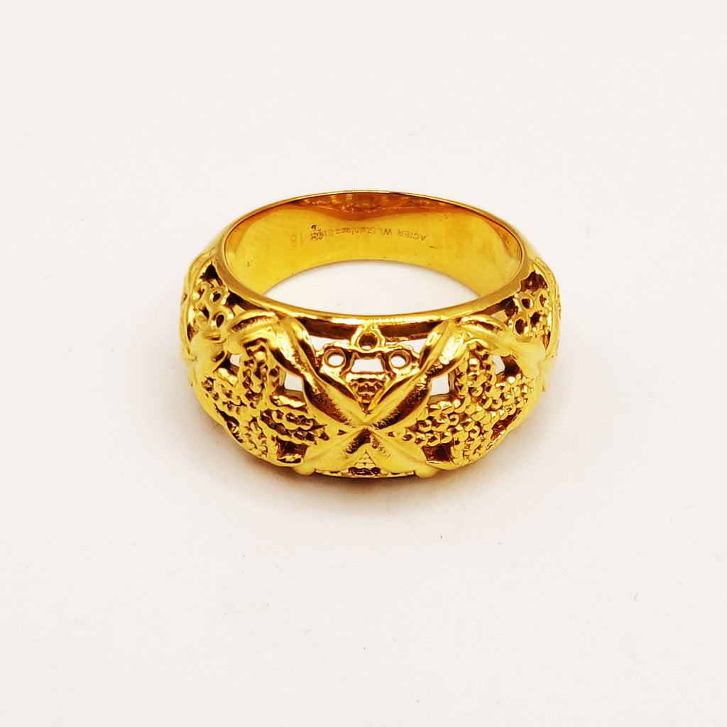 Bague Motifs Trèfles orientaux Luxe
