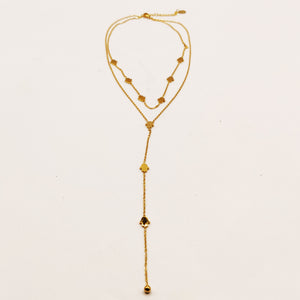 Collier Double Multi Mains de Fatma Descendant