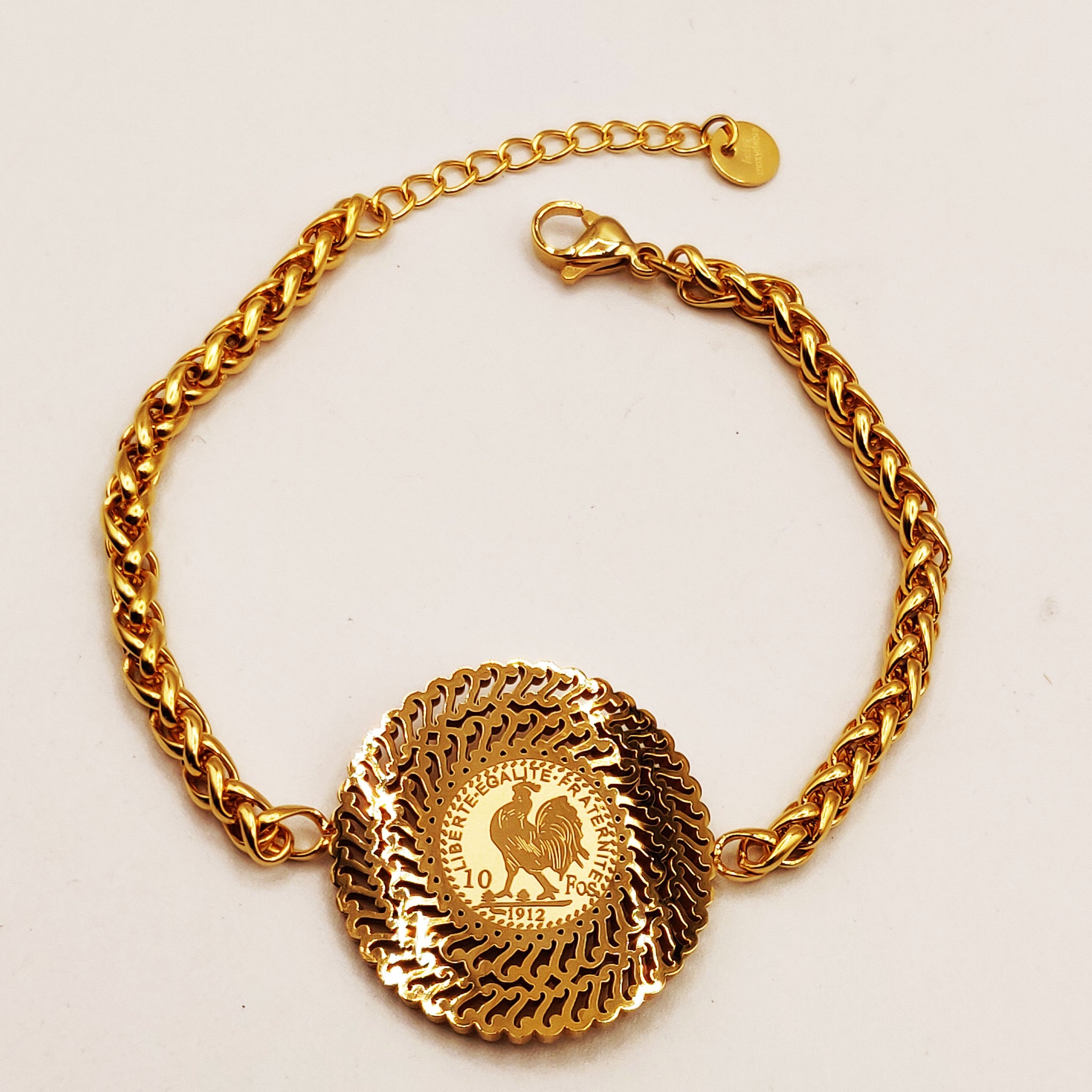 Bracelet Torsade Louise Coq Oriental Luxe